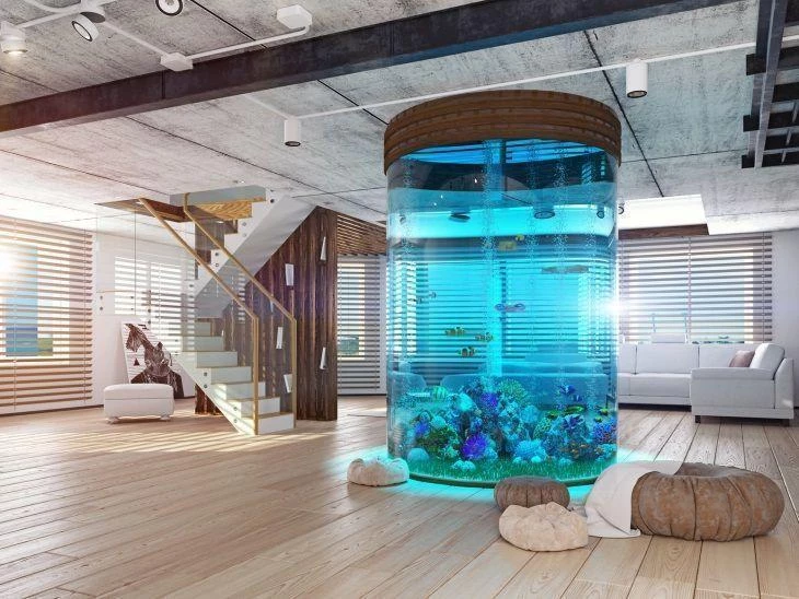 20 projetos de aquários em casas para você se apaixonar