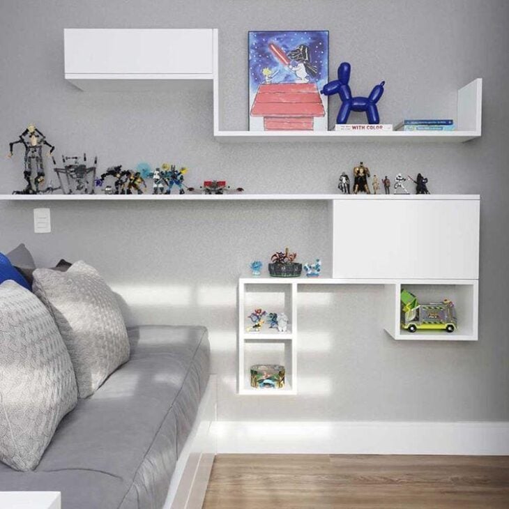 40 ideias de nichos para quartos para organização e decoração de casa