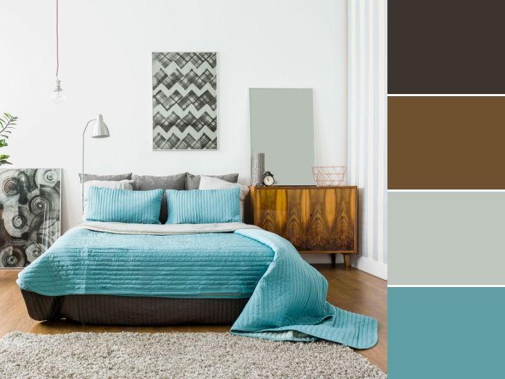 20 paletas de cores para quarto de casal para usar na decoração
