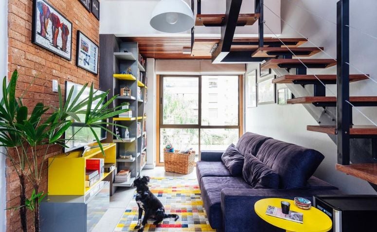 150 ideias para decorar diversos ambientes da casa com móveis coloridos