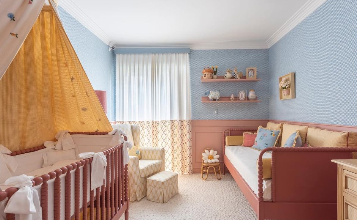30 fotos de quarto de bebê feminino que vão te encantar