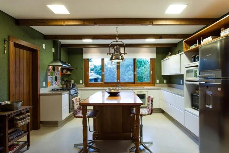 Foto de cozinha verde 1 - 3