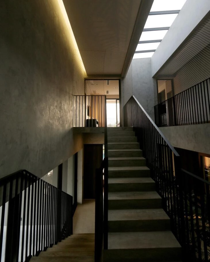 Foto de escada de concreto 29 - 166