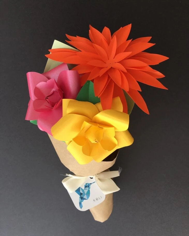 Foto de como fazer flor de papel 29 - 29