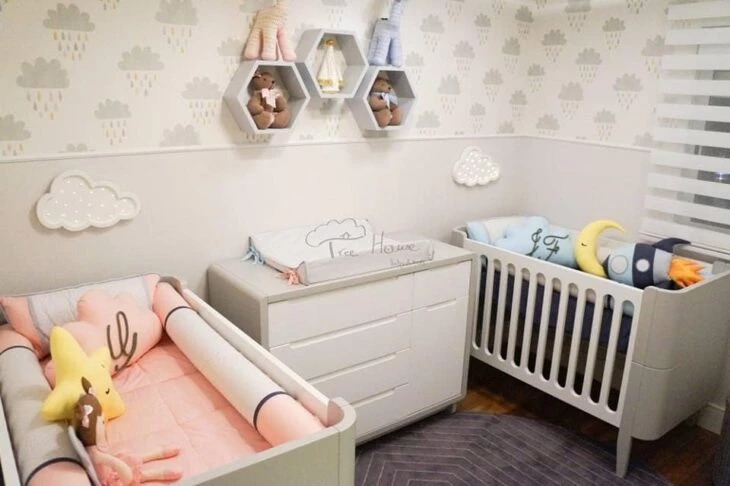 Foto de nichos para quarto de bebe 31 - 32