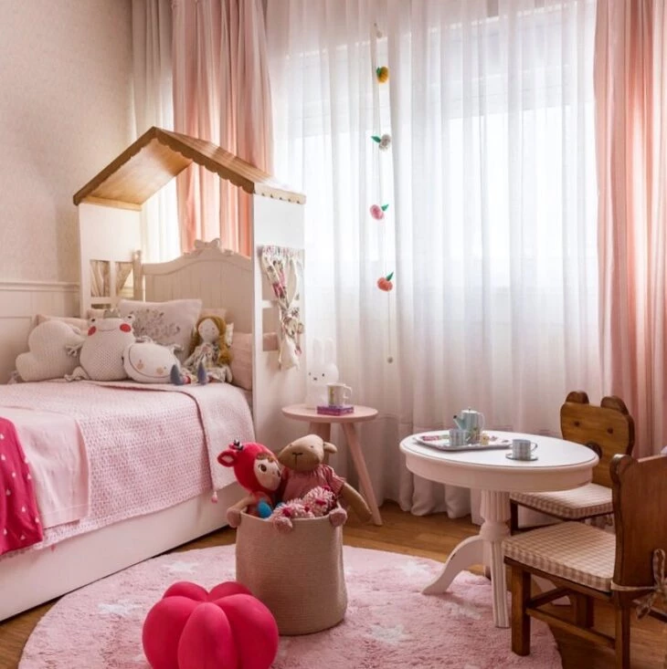 Quarto rosa: 75 fotos incríveis de dormitórios nessa cor tão feminina