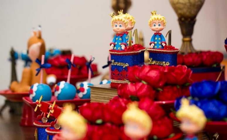 Numeros criativos da sil  Festa infantil pequeno principe, Festa pequeno  principe simples, Decoração festa pequeno principe