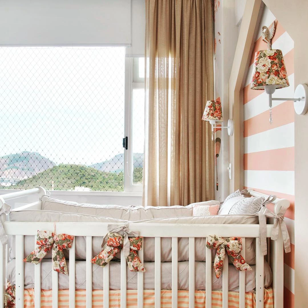 Foto de cortina para quarto de bebe 31 - 34