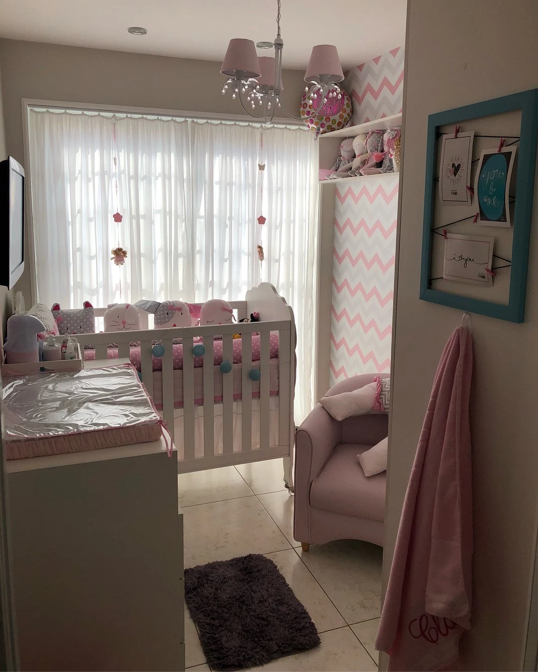 Foto de cortina para quarto de bebe 48 - 51