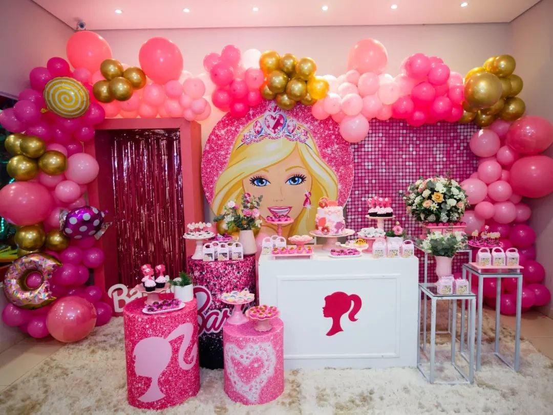 Vela Aniversário Barbie 8 Anos Em Biscuit Festa