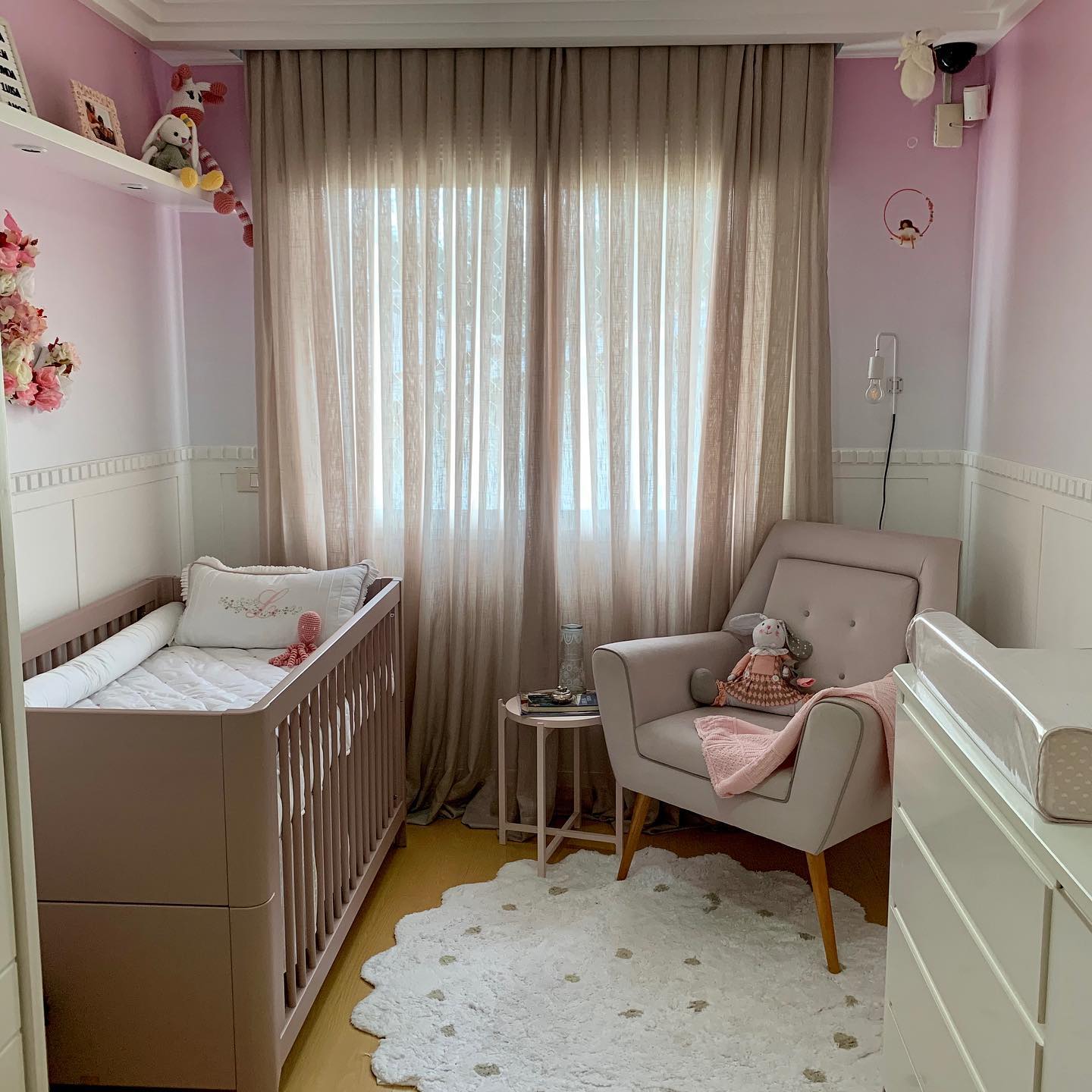 Foto de cortina para quarto de bebe 104 - 3