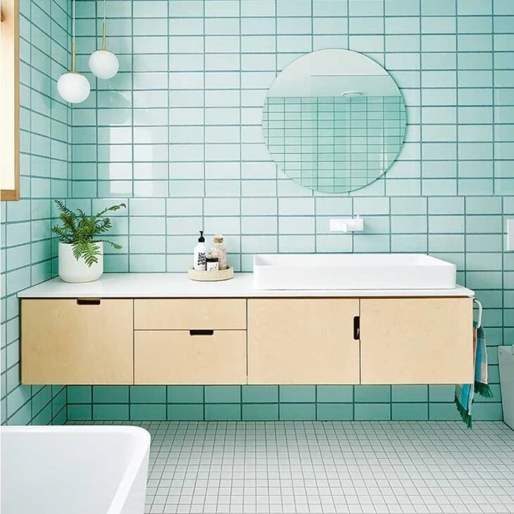 Foto de azulejo de banheiro 35 - 199