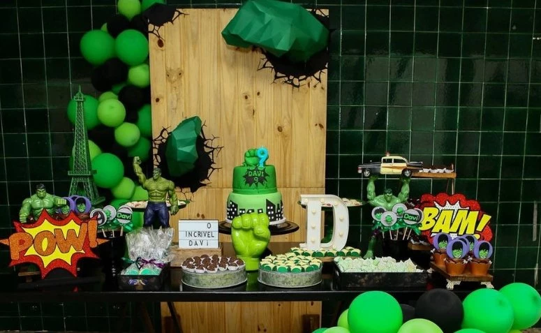 Festa do Hulk: 60 ideias e vídeos para um evento esmagador