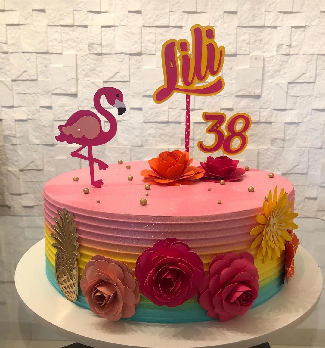 Topo de bolo Feminino, +20 Inspirações — Decoração de Casa