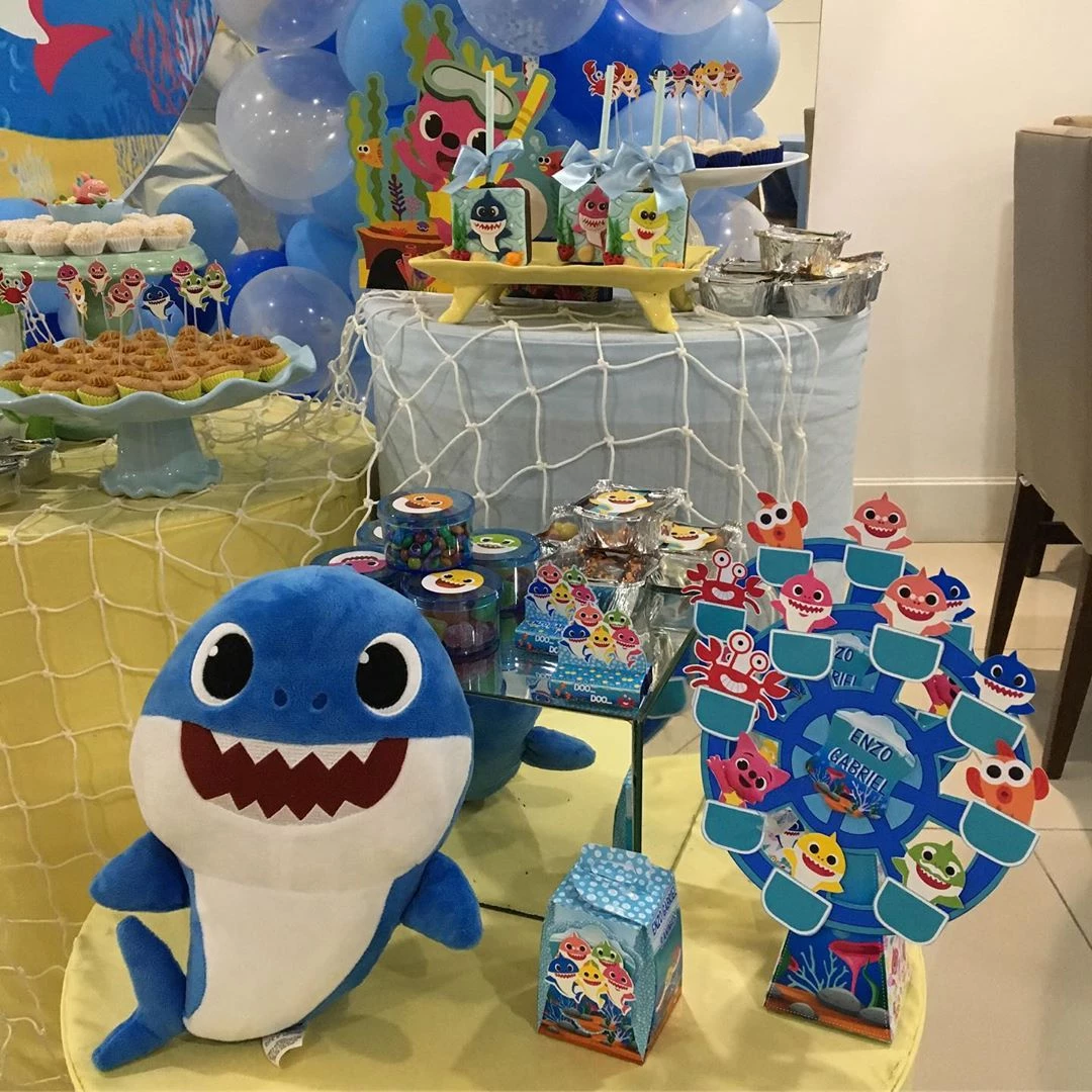 Foto de festa baby shark 37 - 40