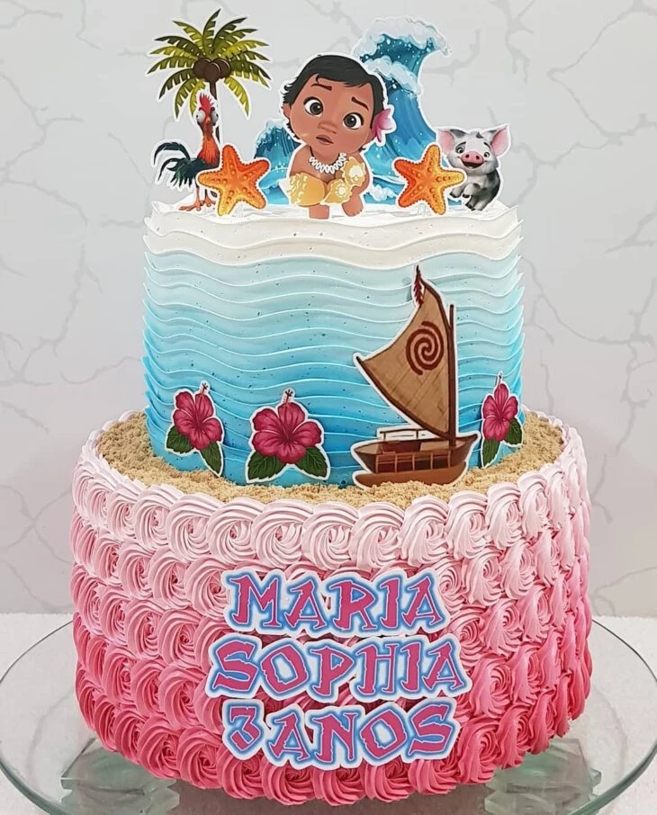 Pin de Gisele Ferreira em bolo gaby  Bolo lindo de aniversário, Bolo de aniversário  rosa, Bolos de aniversário