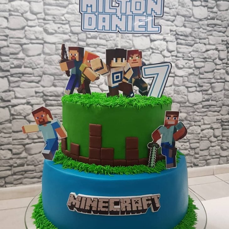 38 melhor ideia de bolos Minecraft  bolos minecraft, bolo minecraft,  aniversário minecraft