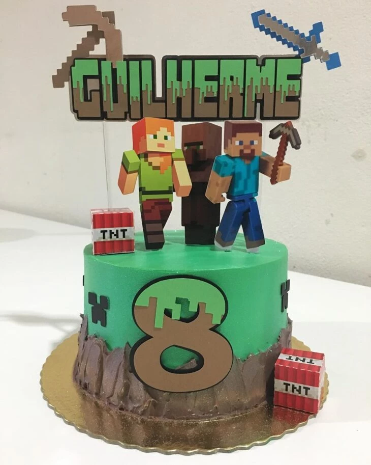 Bolo Minecraft: dicas e inspirações para um bolo criativo e original