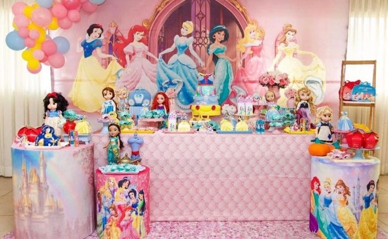 Princesas Disney Kit festa infantil grátis para imprimir - Inspire
