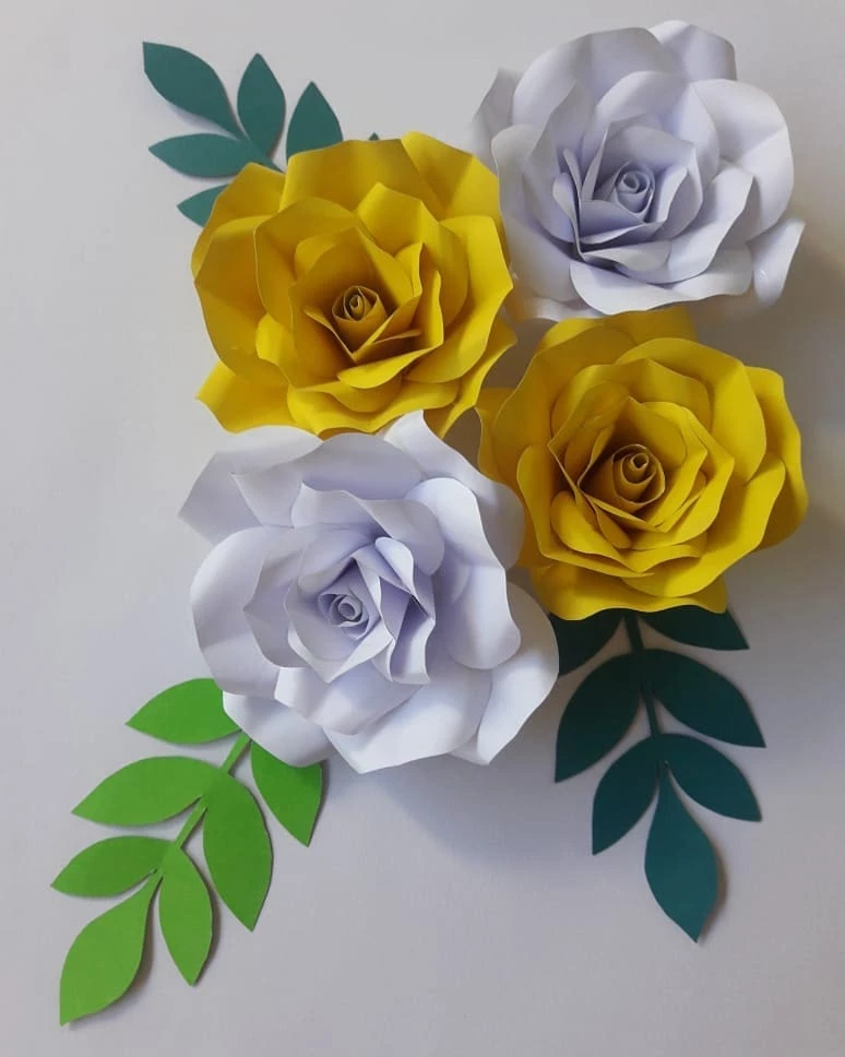 Rosas de papel: como fazer e 50 ideias tão lindas quanto as naturais [fotos  e vídeos]