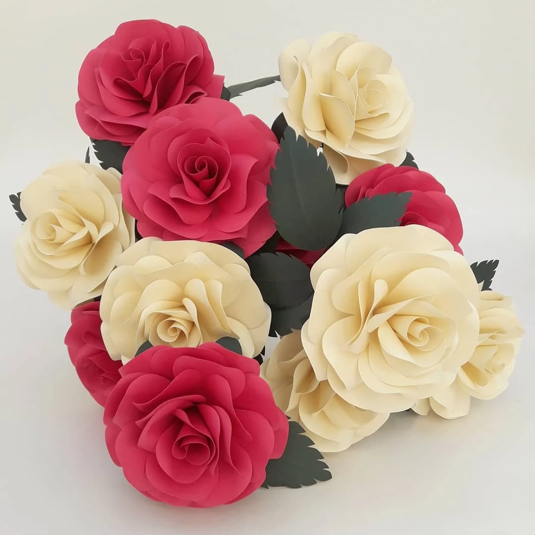 Foto de rosas de papel 11 - 14