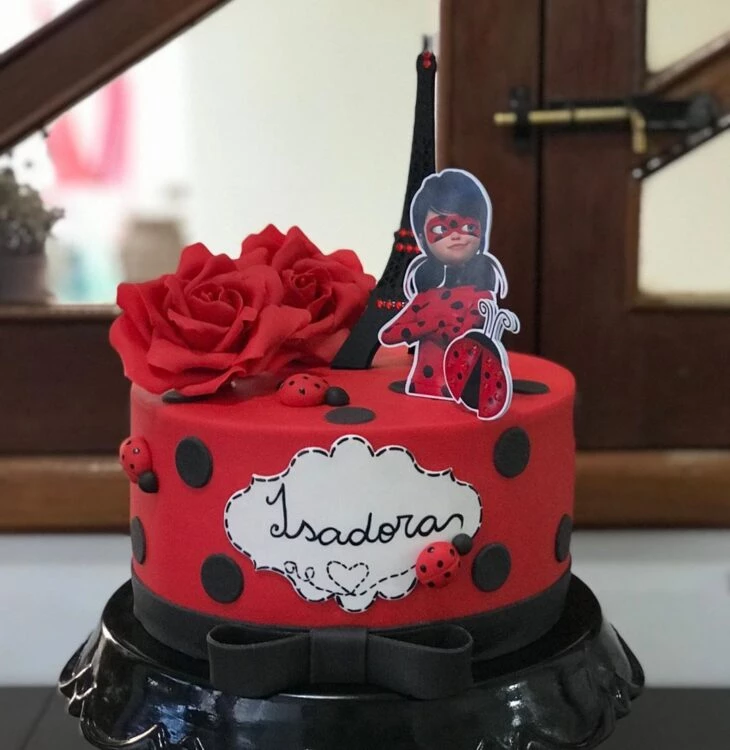 Foto de bolo da ladybug 25 - 25