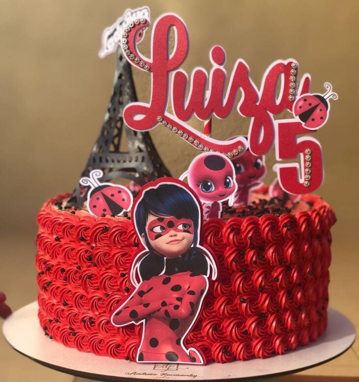 Foto de bolo da ladybug 53 - 53