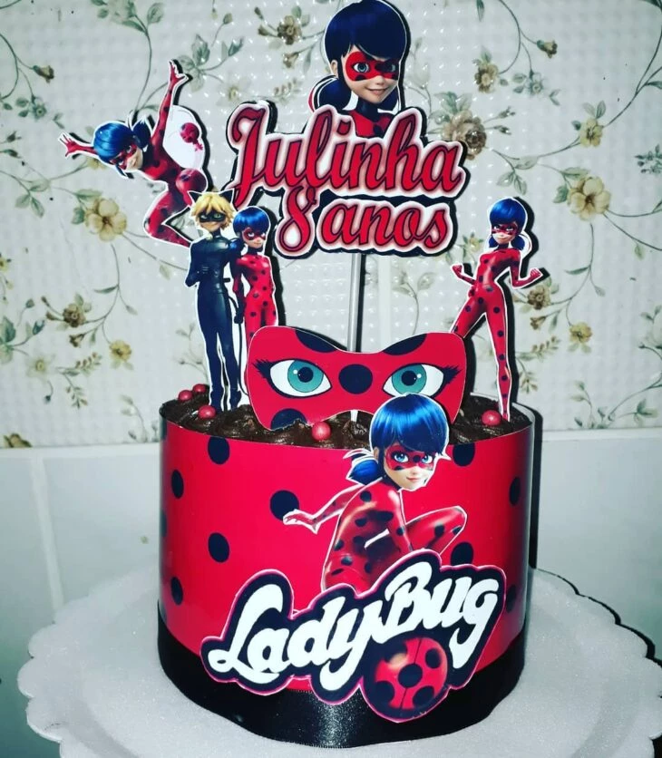 Foto de bolo da ladybug 60 - 60