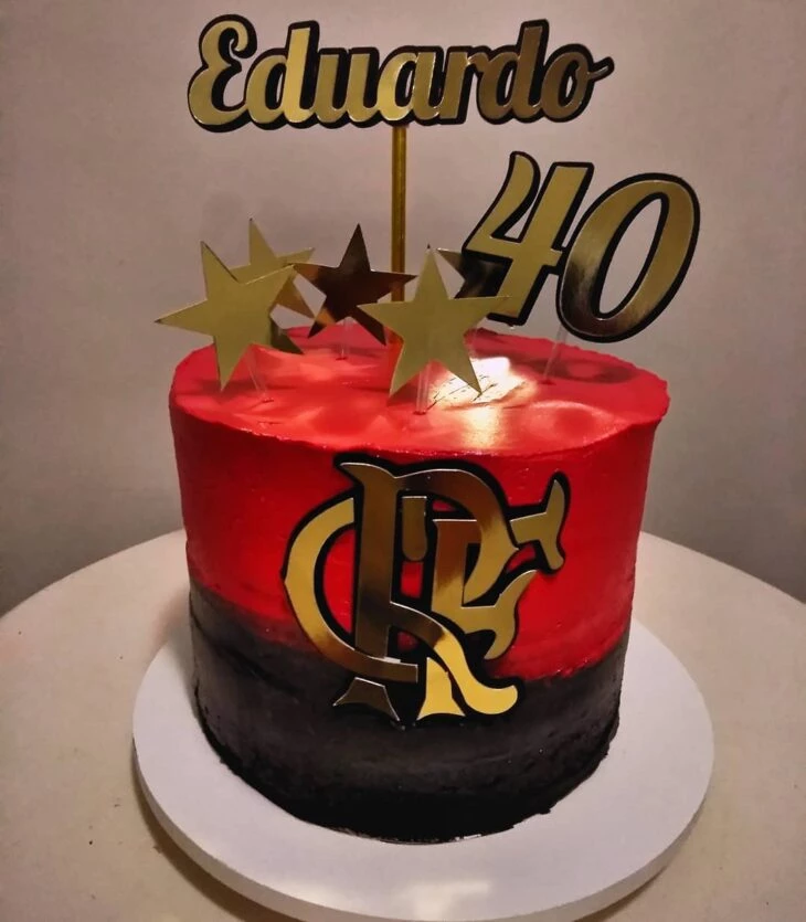 Foto de bolo do flamengo 40 - 44