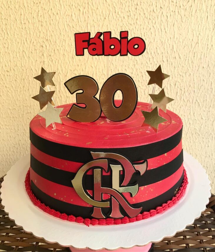 Foto de bolo do flamengo 61 - 65