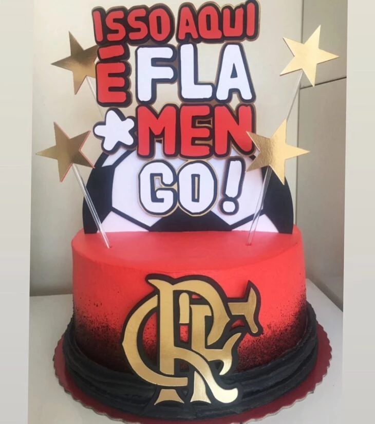Foto de bolo do flamengo 65 - 69