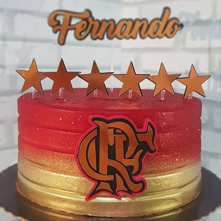 Foto de bolo do flamengo 66 - 70