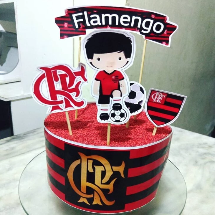 Foto de bolo do flamengo 72 - 76