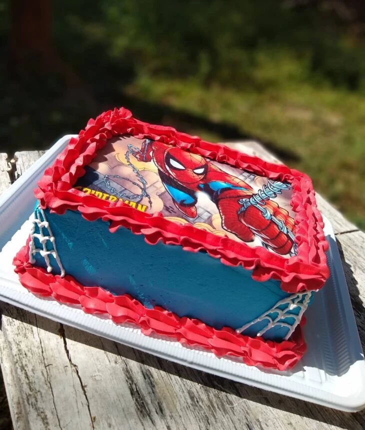 Foto de bolo do homem aranha 34 - 34