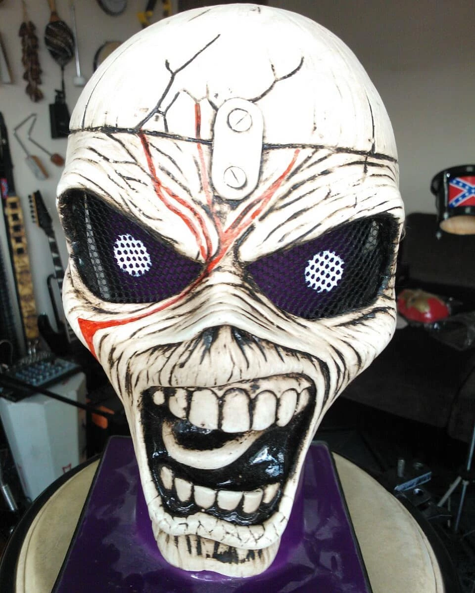 Máscara de Halloween, decoração de festa durável e reutilizável para festa  de maquiagem de carnaval de Halloween, brincadeiras de labirinto de terror  de casa assombrada de Halloween : : Casa