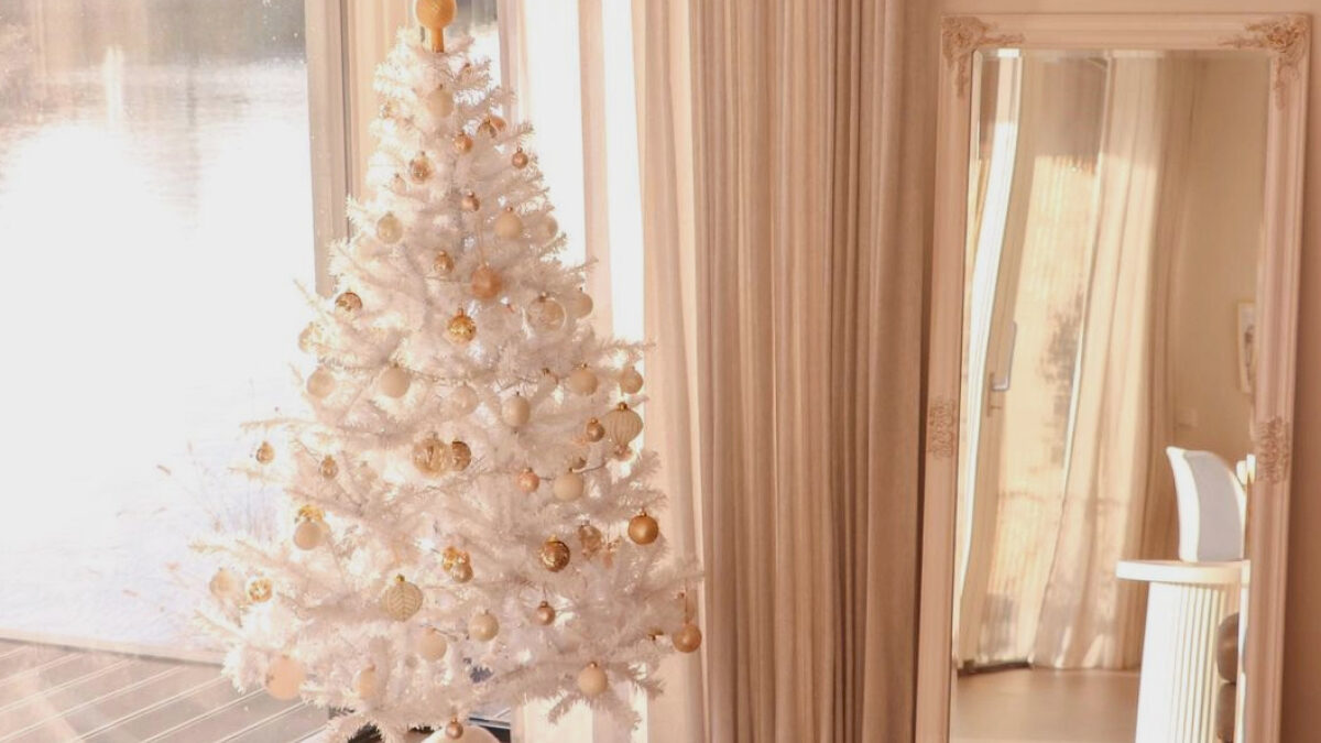 Árvore de Natal Branca: 100 ideias para se sentir no Polo Norte