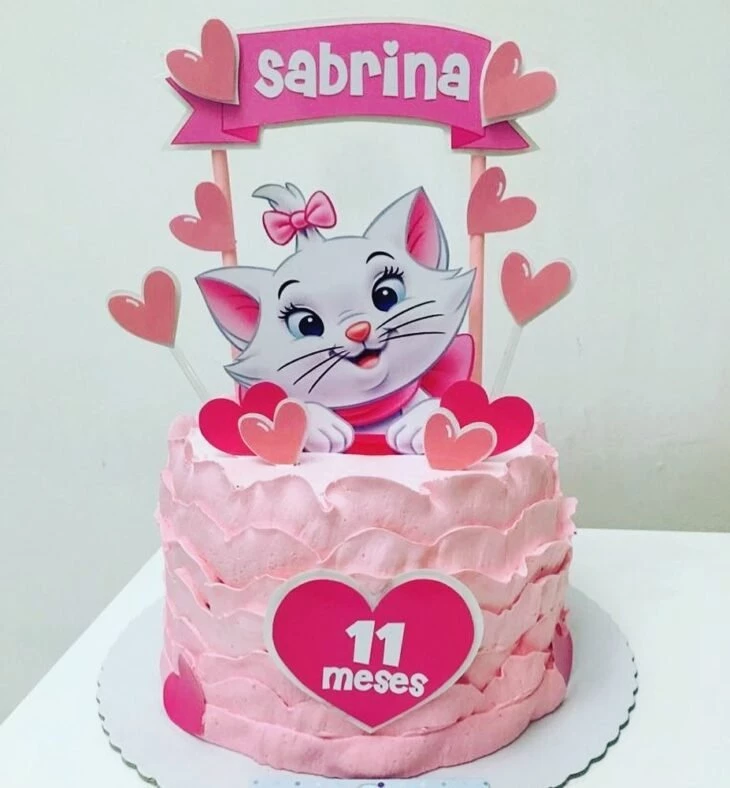 Foto de bolo da gatinha marie 46 1 - 46