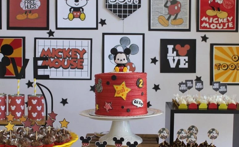 Bolo do Mickey: 110 modelos alegres do icônico personagem da Disney