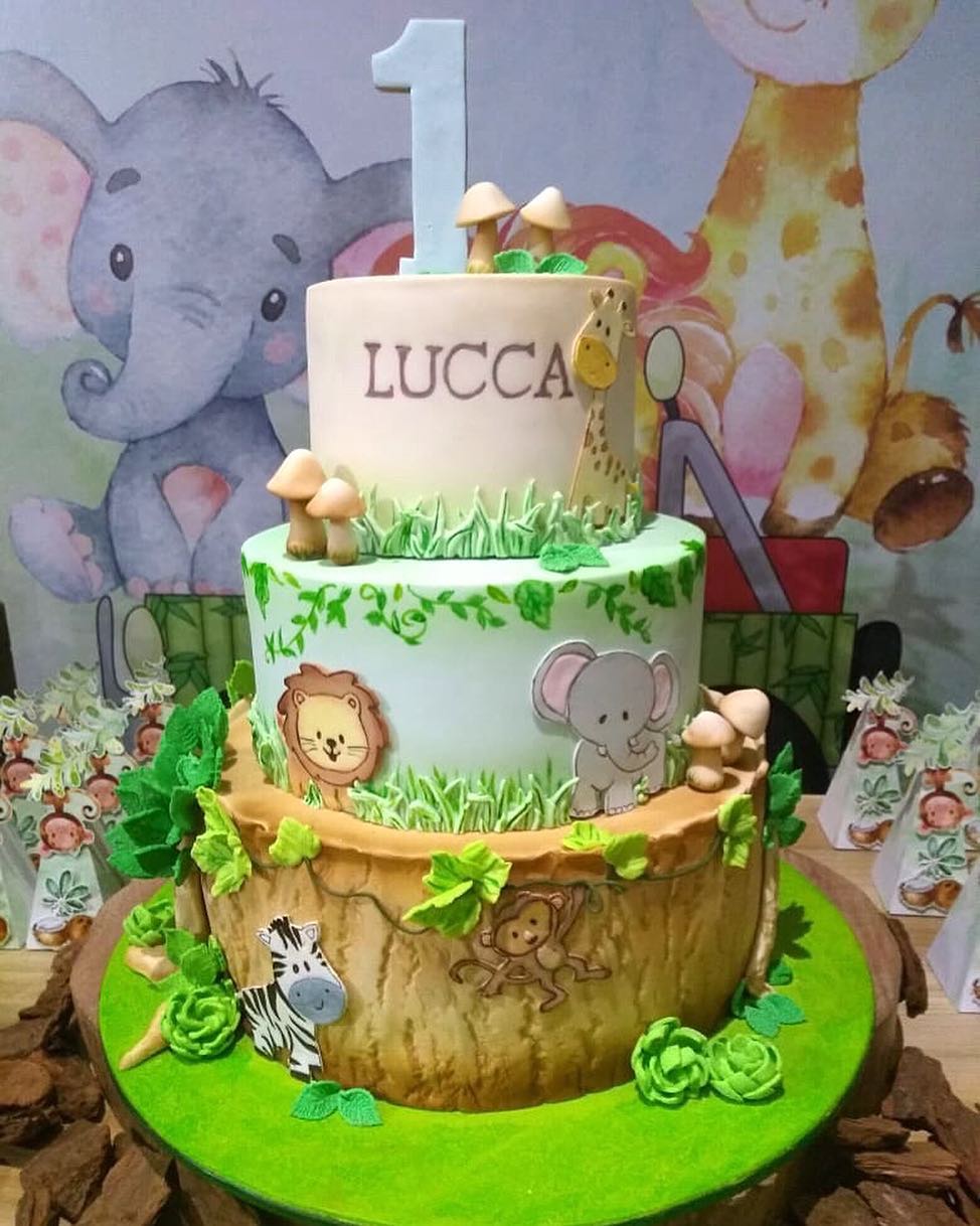torta safari infantil