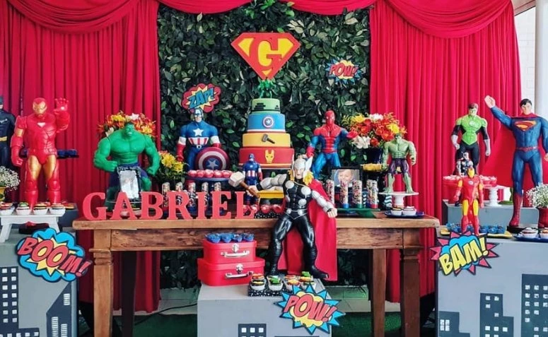 Festa super-heróis: 80 ideias de decoração e tutoriais incríveis