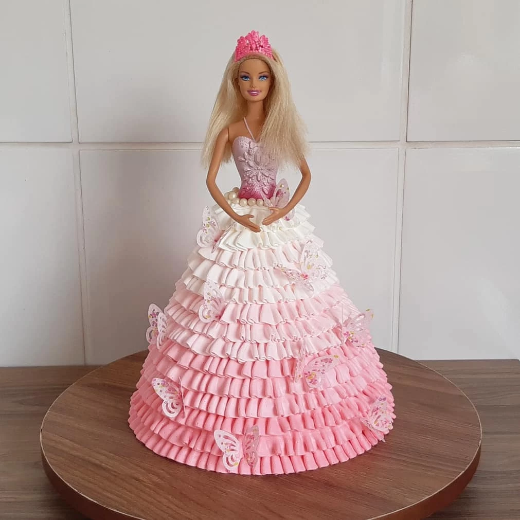 Foto de bolo da barbie 38 - 41