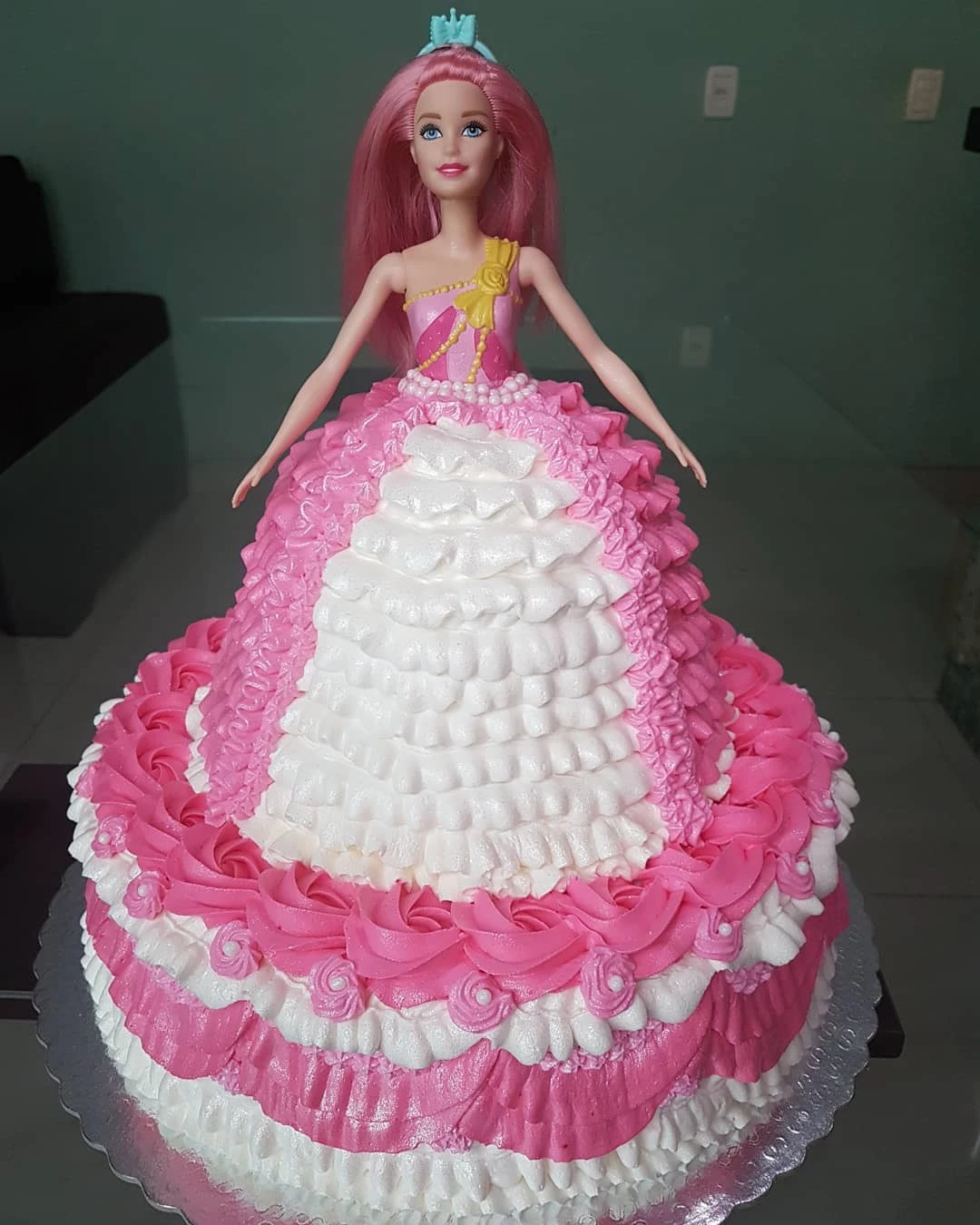 Foto de bolo da barbie 39 - 42