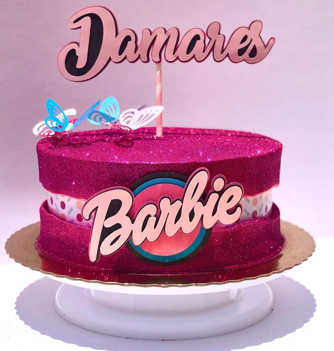 Foto de bolo da barbie 41 - 44