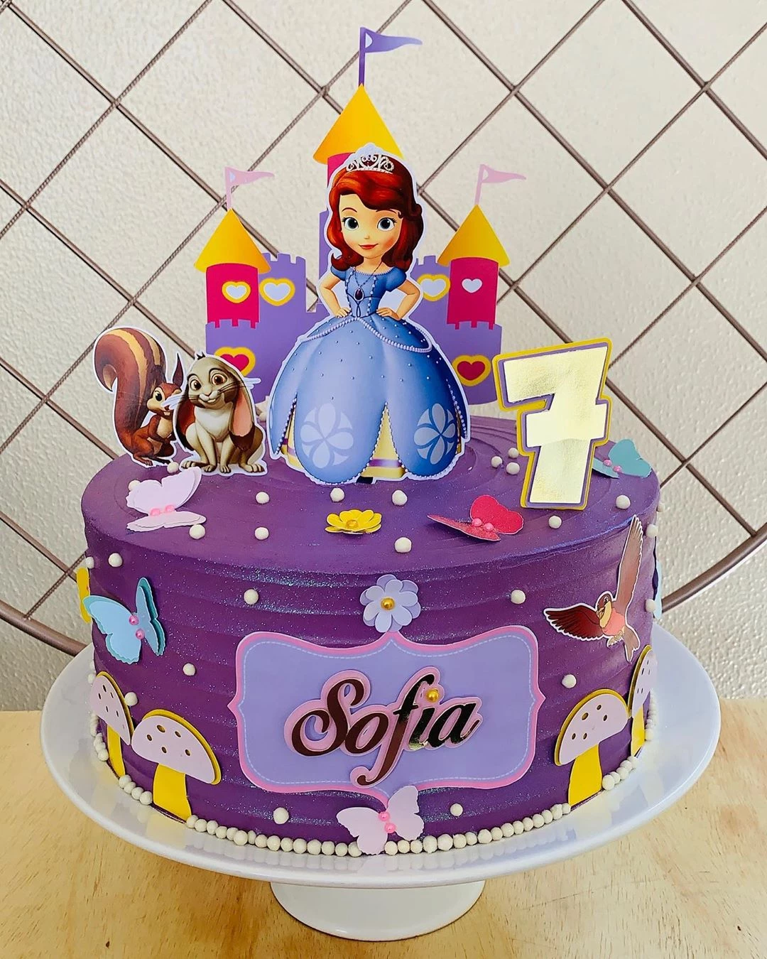 Foto de bolo da princesa sofia 13 - 16