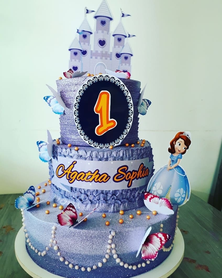 Foto de bolo da princesa sofia 15 - 18