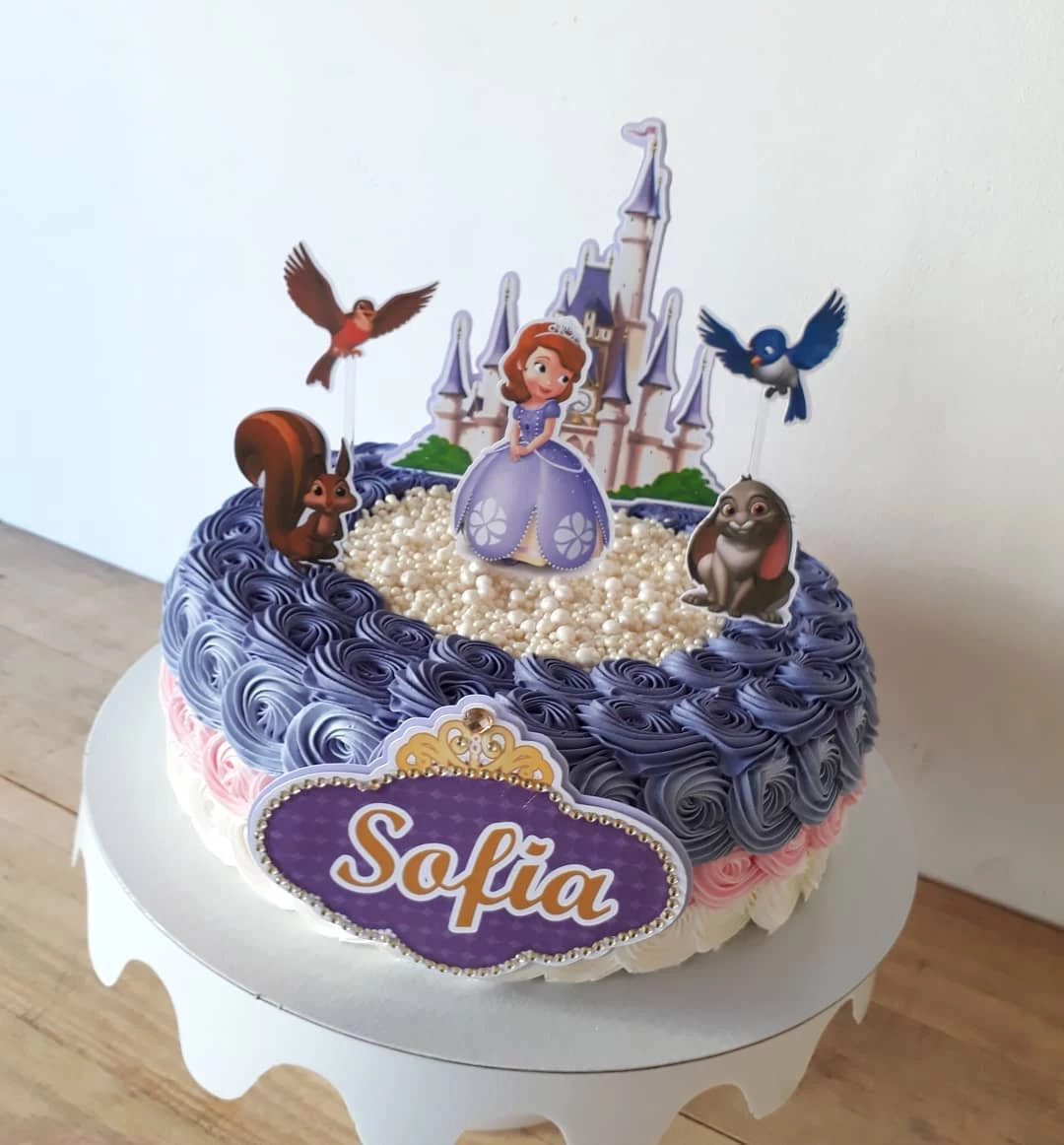Foto de bolo da princesa sofia 16 - 19