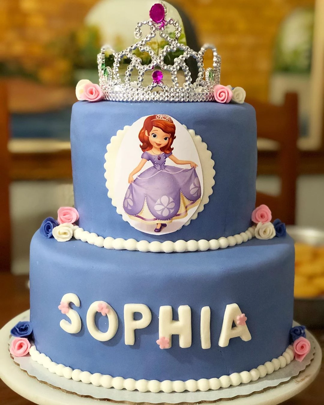 Foto de bolo da princesa sofia 18 - 21