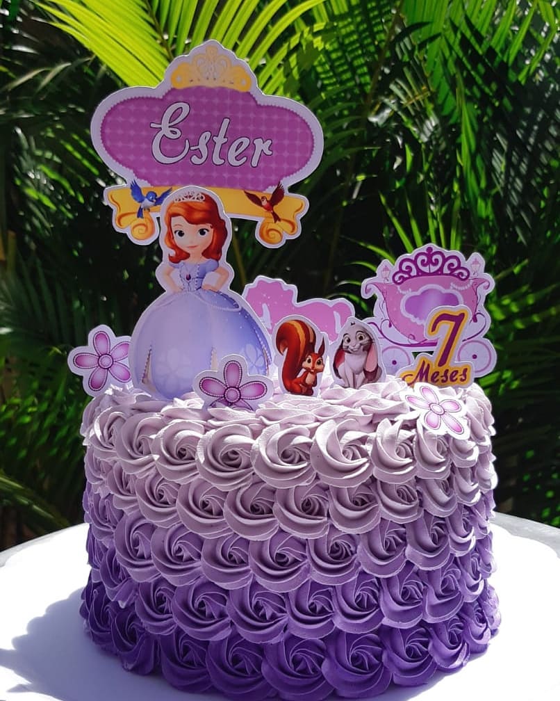 Foto de bolo da princesa sofia 25 - 28