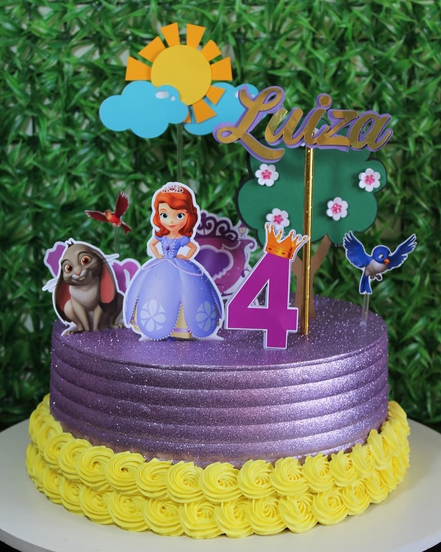 Foto de bolo da princesa sofia 27 - 30