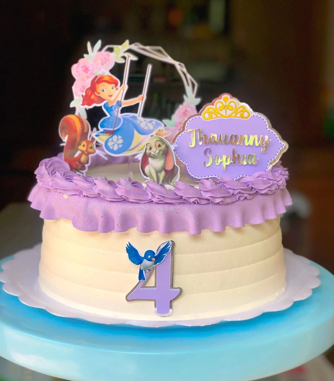 Foto de bolo da princesa sofia 30 - 33